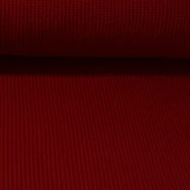 Rippen-Stricksweat Uni Bordeaux