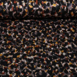 Romanit Jersey Abstrakt Gelb Multicolor