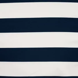 Romanit Jersey Blockstreifen 72mm Navy Ecru