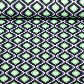 Romanit Jersey Grafisch Blau Grün