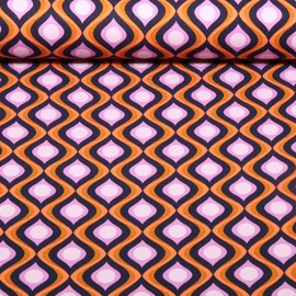 Romanit Jersey Grafisch Orange Lila