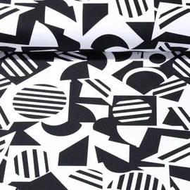 Romanit Jersey Travel Black-White Geo