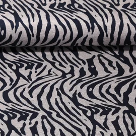 Romanit Jersey Zebra Hellgrau Navy