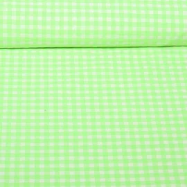 Seersucker Karo Lime Ecru