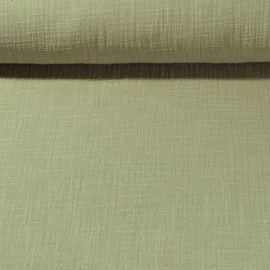 Slub Musselin "Cassie" Olive