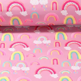 Softshell-Bunte-Regenbogen-Rosa