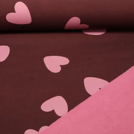 Softshell Herzen Bordeaux