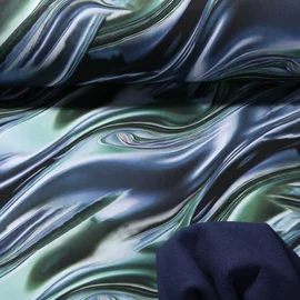 Softshell Marmor Navy Grün