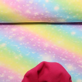 Softshell Regenbogenfarben Pastell