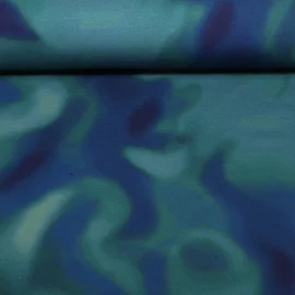 Sommersweat French Terry Batik Petrol