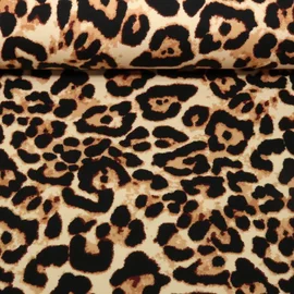 Sommersweat French Terry Leo Big Beige Angeraut