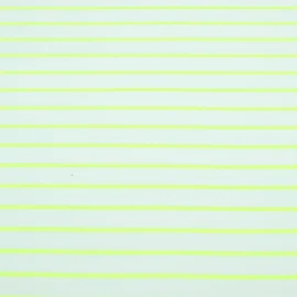 Sommersweat - French Terry Streifen Weiß Neon Gelb