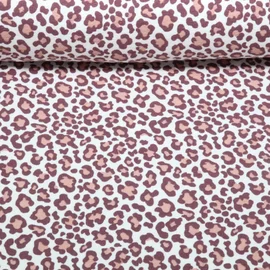 Sommersweat Krepp Leo Ecru