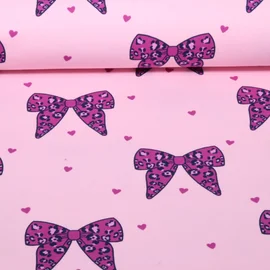 Sommersweat Leo Schleifen Rosa
