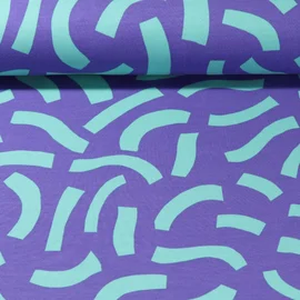 Sommersweat "Playful" Lila