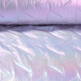 Steppstoff Flieder Metallic