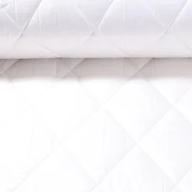 Steppstoff Rauten Ecru 