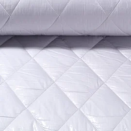 Steppstoff Rauten Grau 