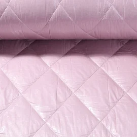 Steppstoff Rauten Rosa 