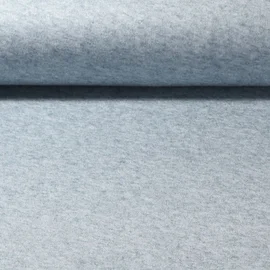 Strickjersey Melange Pastell Hellblau