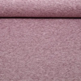 Strickjersey Melange Pastell Mauve 