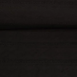 Strickjersey Zöpfe und Rauten Schwarz