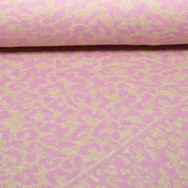 Stricksweat Jacquard Doubleface Leo Rosa