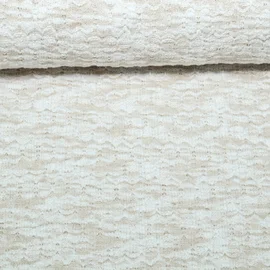 Stricksweat Melange Beige