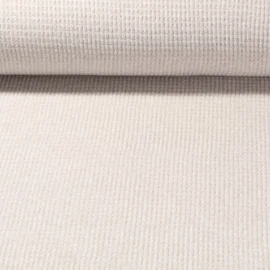 Stricksweat Softwaffel Hellgrau