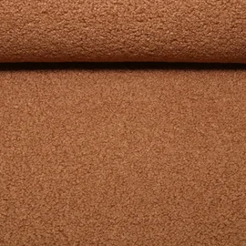 Sweat  Bouclé Uni Kupferbraun