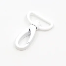 Taschenkarabiner Weiß B3 25mm