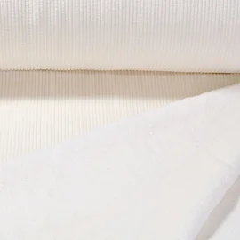 Teddy-Cord Doubleface Ecru