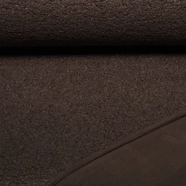 Teddyfleece Doubleface Uni Braun