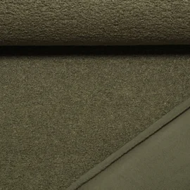 Teddyfleece Doubleface Uni Dunkelgrün