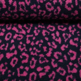 Teddyfleece Jacquard Leo Navy Rosa
