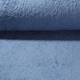 Teddyfleece Uni Jeansblau