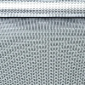 Thermo Futterstoff Grafik Silber Schwarz