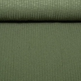 Vintage Strickjersey Armygrün