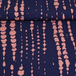 Viskose Batik Navy Altrosa