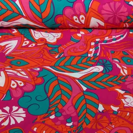 Viskose Blätter Fuchsia