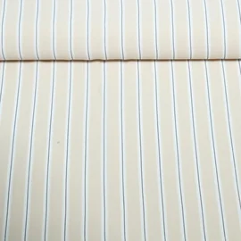 Viskose Crepe Streifen Beige