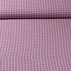 Viskose Popeline Blumenkreise Malve