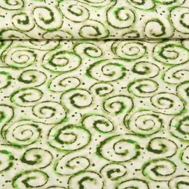 Viskose-Popeline Digitaldruck Tie Dye Grün