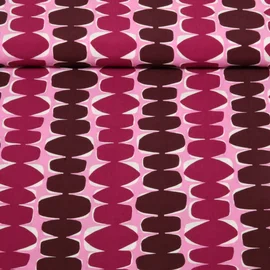 Viskose Retro Rosa EcoVero By Lenzing