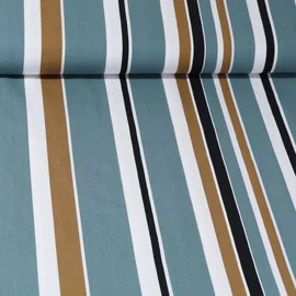 Viskose Streifen Grün