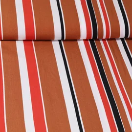 Viskose Streifen Kupfer