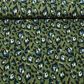 Viskose-Twill Leo Olivgrün