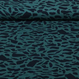 Viskose Twill Leo Petrol