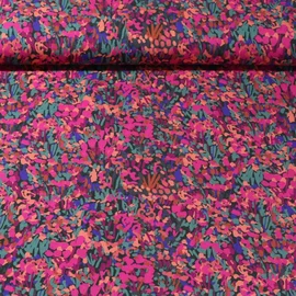 Viskose Webware "Garden" Pink