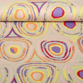 Viskosejersey Kreise Beige